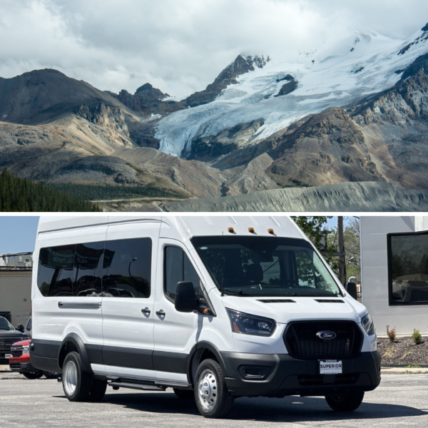 From Calgary: Columbia Icefield, Bow Lake and Peyto Lake Day Shared Tour (14 Seater Van)