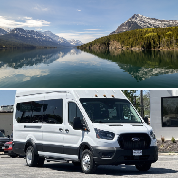 From Calgary: Waterton Lakes National Park Shared Day Tour (14 Seater Van)