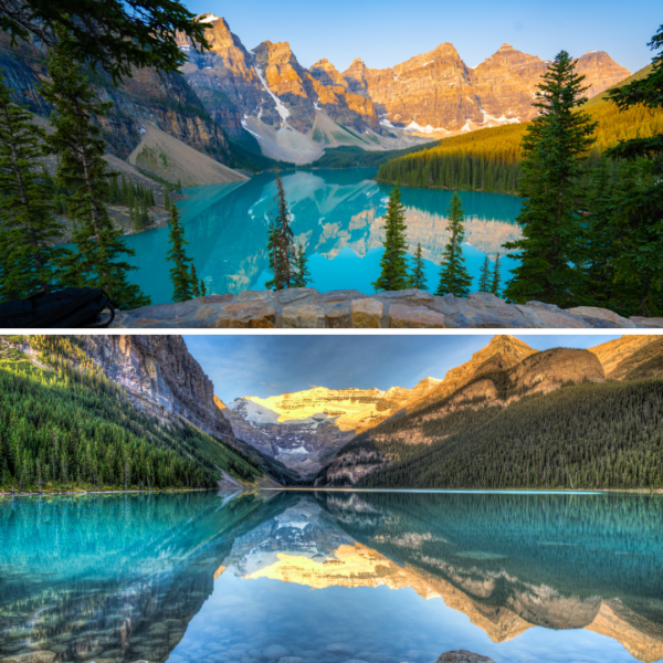 From Canmore/Banff: Moraine Lake Sunrise & Lake Louise Trip